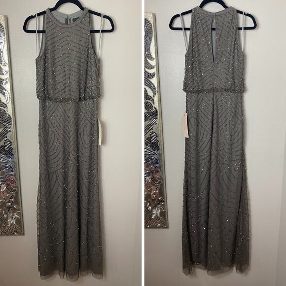 NWT BHLDN ADRIANNA PAPELL DRESS GOWN 2 BRIDESMAID FORMAL EVENING WEDDING GUEST - Picture 2 of 15